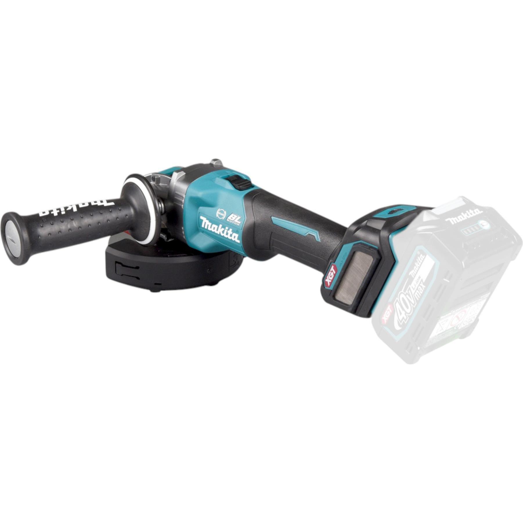 Makita, Smerigliatrice angolare, GA 041 GZ01 Akku Winkelschleifer 40 V max. 125 mm X-LOCK Brushless + Makpac - ohne Akku (125 mm)