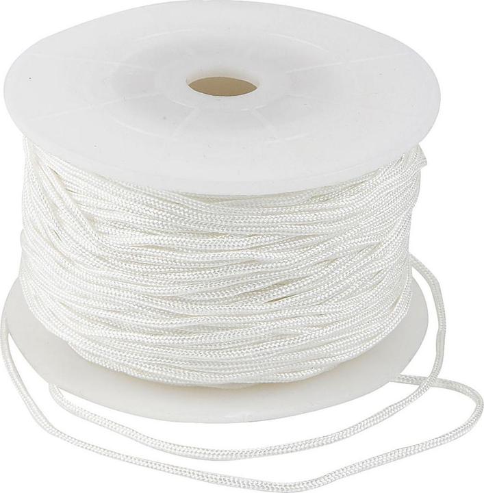 Creativ Company Polyester cord white 1 mm, 50 m