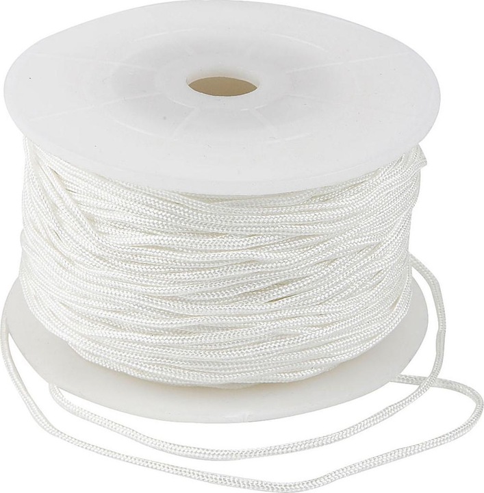 Actual product image Creativ Company Polyester cord white 1 mm, 50 m