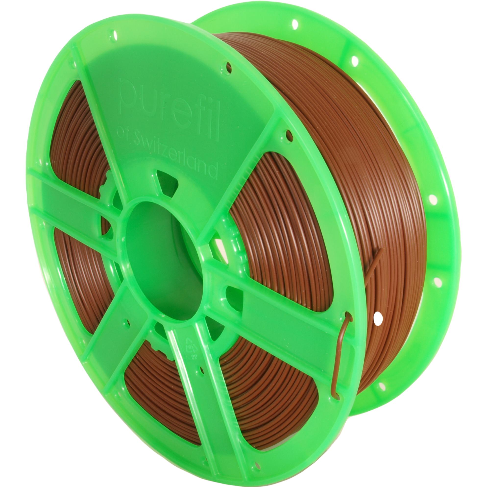 Purefil Filament (PLA, 1.75 mm, 1000 g, Braun), 3D Filament, Braun