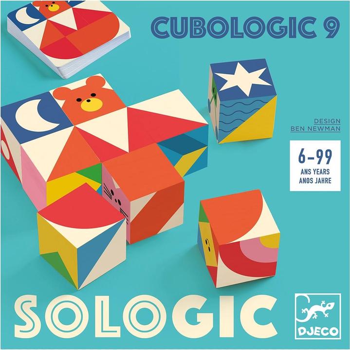 Actual product image Djeco Cubologic 9 (mult) (Multilingual, 1 Players)
