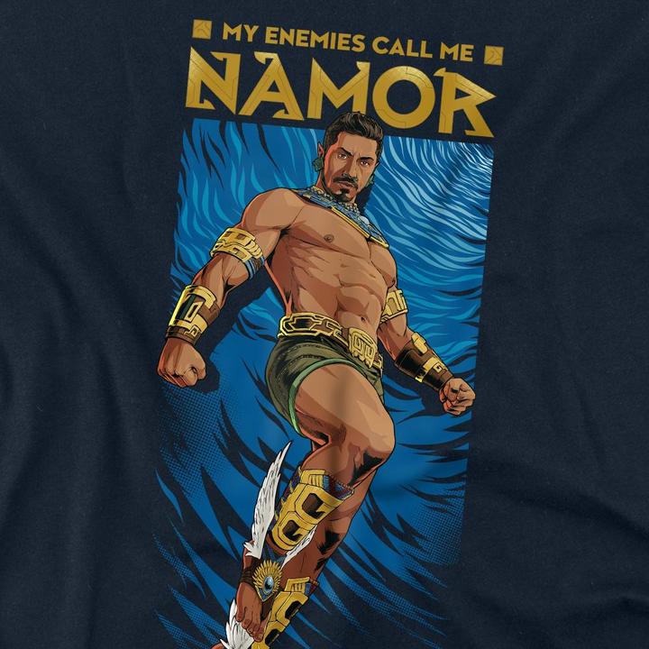 Actual product image Black Panther: Wakanda Forever Unisex Adult Enemies Call Me Namor T-Shirt (XXL)