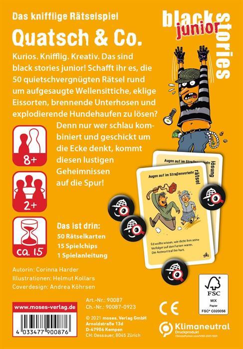 Produktbild black stories junior Quatsch & Co. (Deutsch, 2 - 10 Spieler)