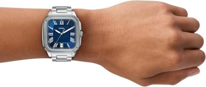 Produktbild Fossil CROSBY Heren Horloge 42 mm - Zilverkleurig (Analoguhr, 42 mm)