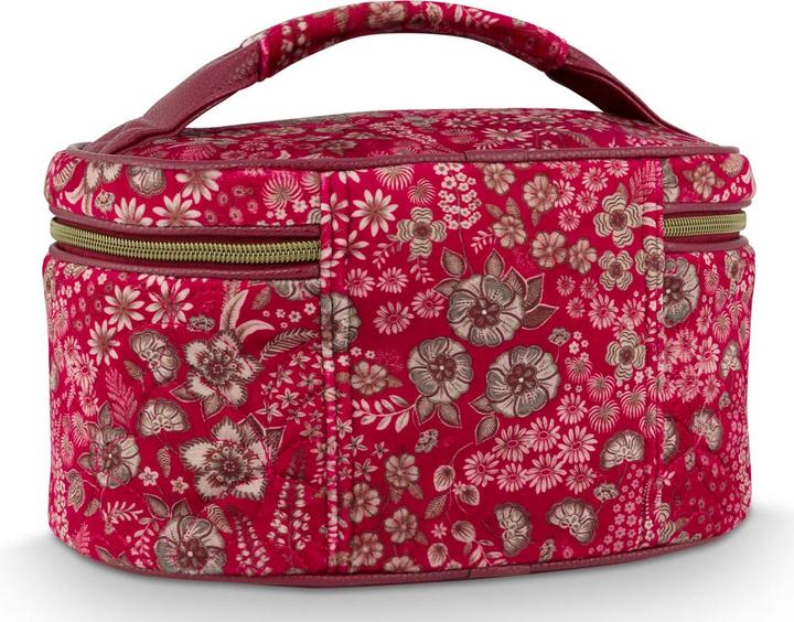 Produktbild PIP Studio Cleo Kosmetiktasche gesteppt Daisy Dreams rot 26cm