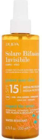 Actual product image Pupa Milano Invisible Sunscreen Two-Phase (SPF 15, 200 ml)