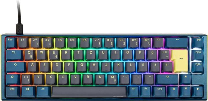 Actual product image Ducky One 3 Daybreak SF gaming keyboard, RGB LED - MX black (DE, Cable)
