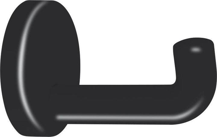 Image du produit Hewi Crochet simple 477.90.030 simple Saillie 100 mm Polyamide 90 noir profond Ø 70 mm