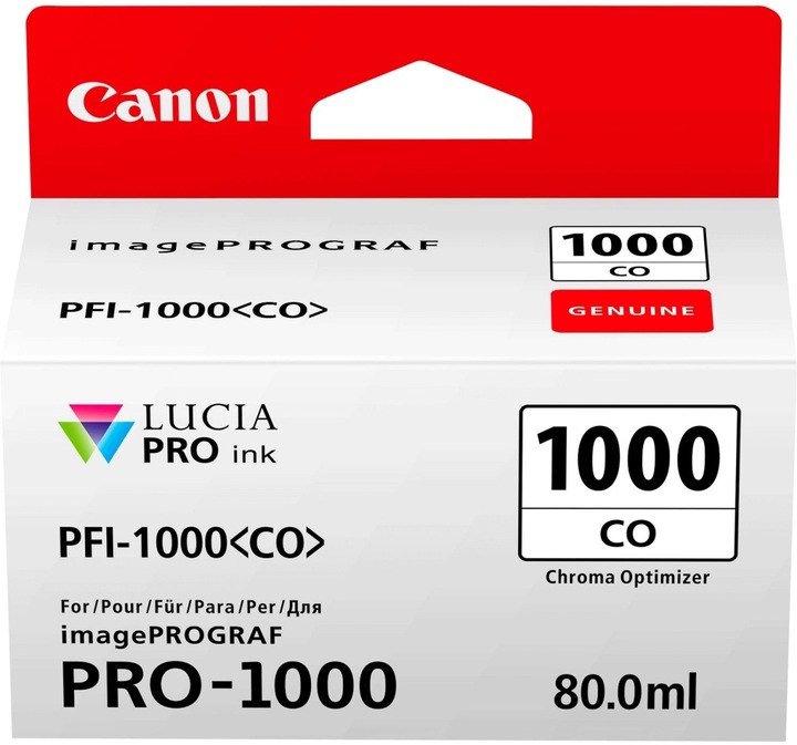 Energy Label Canon Pfi-1000 Co (CO)