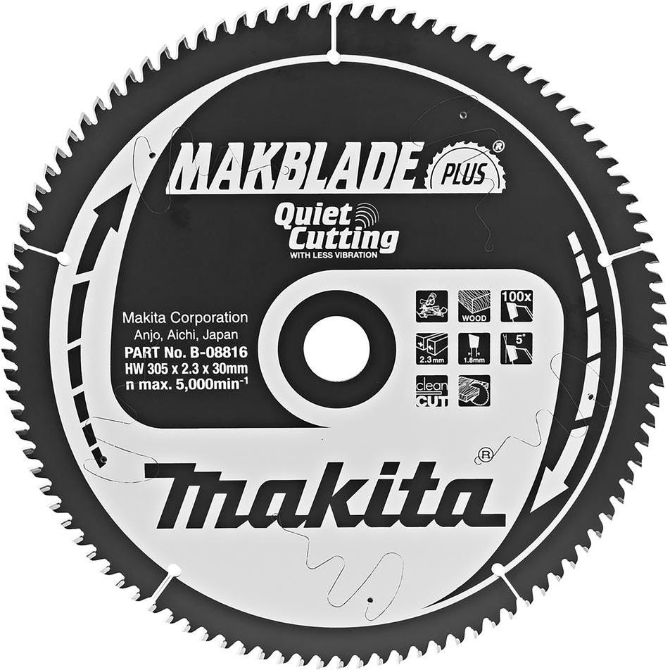 Makita, Sägeblatt, MAKBLADE+ Kreissägeblatt 305/30 für Kapp – und Gehrungssäge