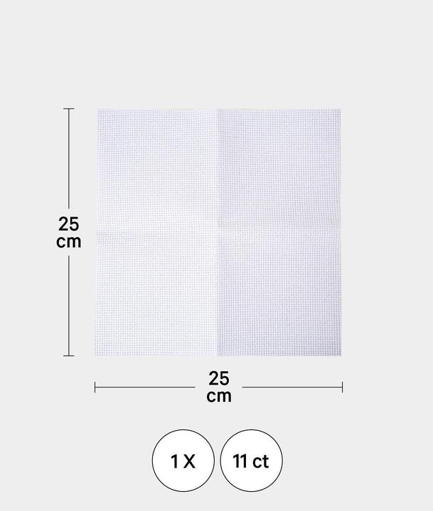 Actual product image I Am Creative Fabric for embroidery, counting fabric