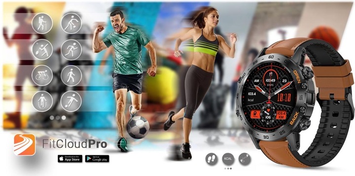 Immagine prodotto Gravity SMARTWATCH MĘSKI GT9-7 - WYKONYWANIE POŁĄCZEŃ, CIŚNIENIOMIERZ (sg021g)