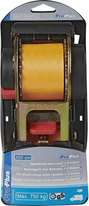 Actual product image ProPlus Tension strap 2 hooks self-retracting