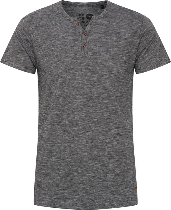 Immagine prodotto Solid Sigos T-Shirt A Maniche Corte Maglietta Da Uomo Con Collo Grandad In Cotone 100% (M)