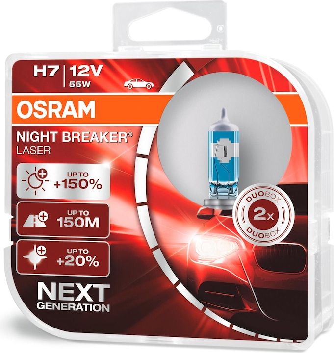 Osram Duobox laser de nuit (H7)