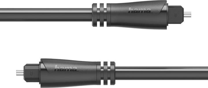 Produktbild Hama Audio-Lichtleiter-Kabel, ODT-Stecker (Toslink), 0,75 m (0.75 m, Toslink Kabel)