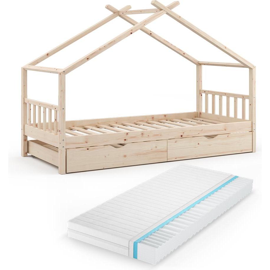 Thumbnail - VitaliSpa, Kinderbett, Hausbett Design (90 x 200 cm)