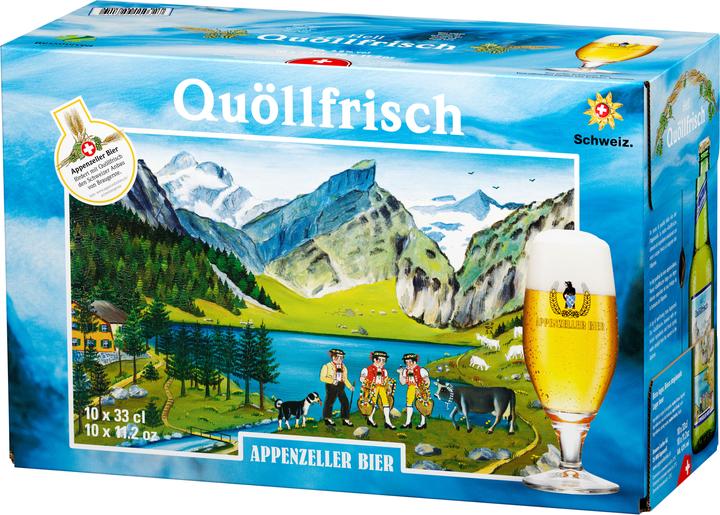 Appenzeller Bier Entrepôt d'Appenzeller Quöllfrisch (10 x 33 cl)