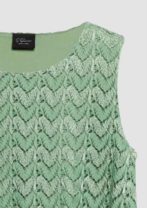 Produktbild s.Oliver Top mit Glitzergarn und Ajourmuster (34)
