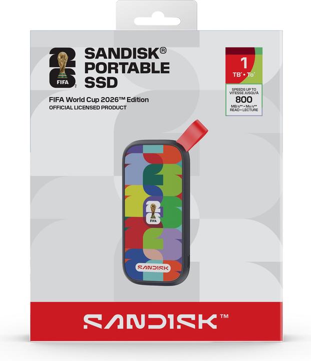 Actual product image SANDISK Portable SSD FIFA 2026 1TB (1 TB)