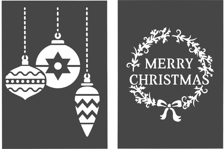 Actual product image Find it Stencil set, 2-piece