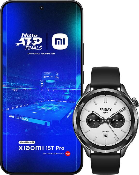 Productafbeelding Xiaomi 15T PRO 5G DS 12+512 ITA BLACK + WATCH S4 (512 GB, Black, 6.83")