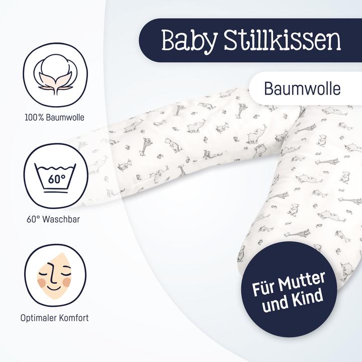 Productafbeelding Julius Zöllner Verzorgingskussen 190, Safari (76 cm)