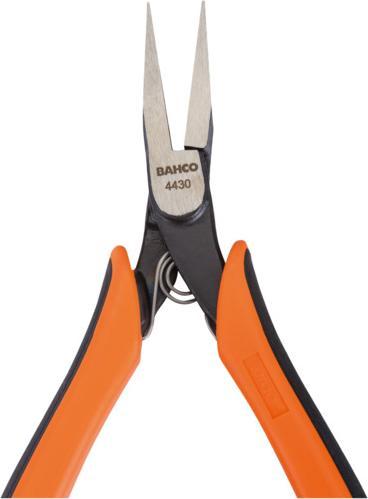 Actual product image Bahco ERGO flat nose pliers with 2-component handles, burnished 135 mm (135 mm)