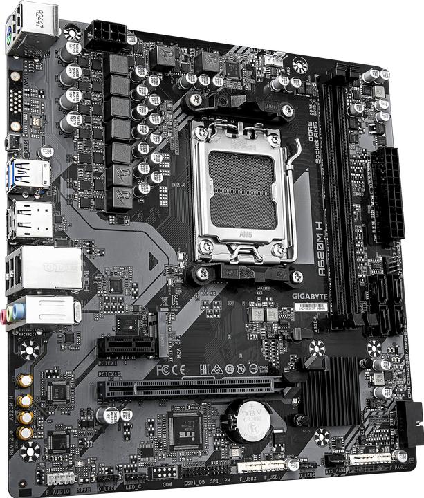 Produktbild Gigabyte MB A620M H (A620,AM5,mATX,AMD) (AM5, AMD A620, mATX)