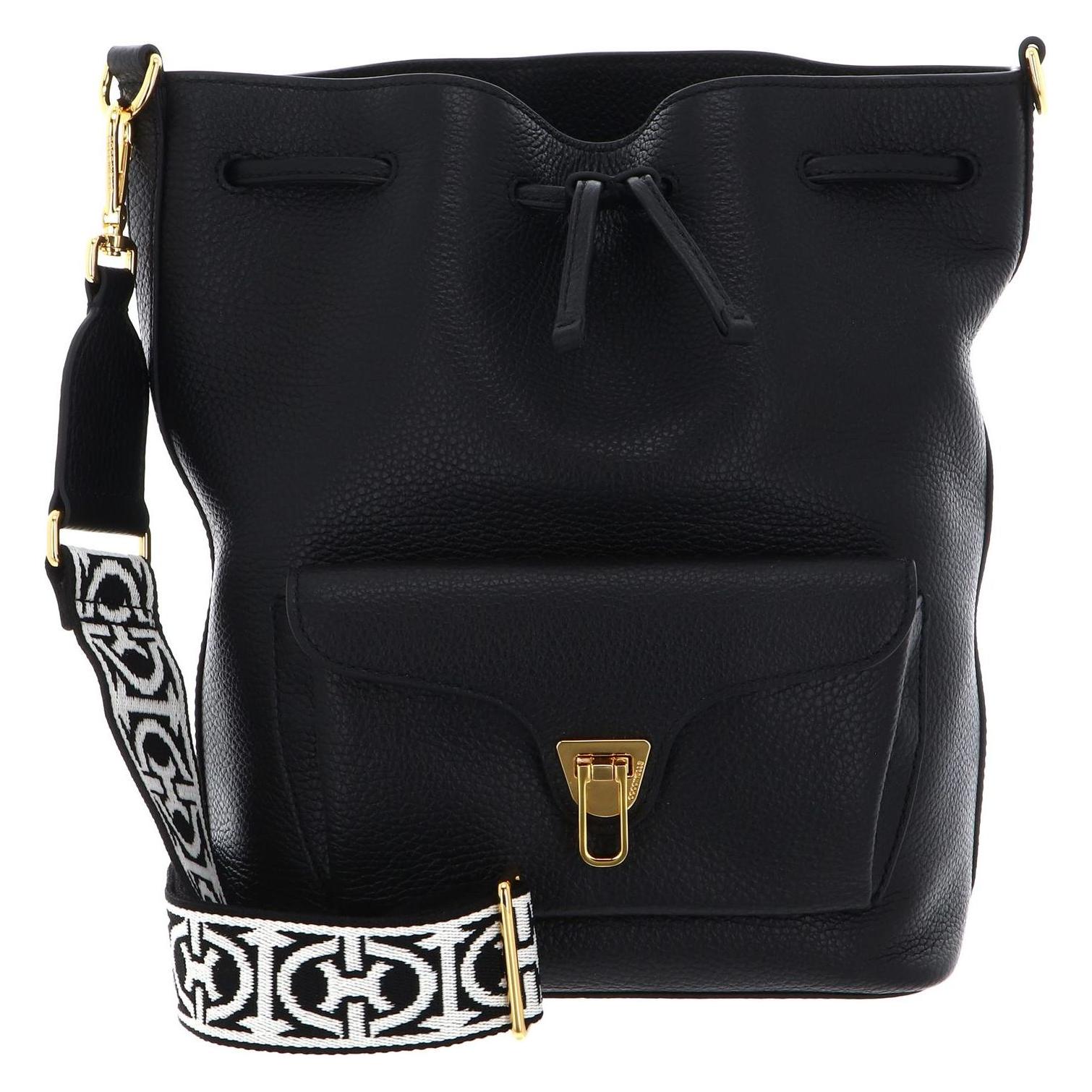 Coccinelle, Damen, Handtasche, Beat Bucket Bag, Schwarz