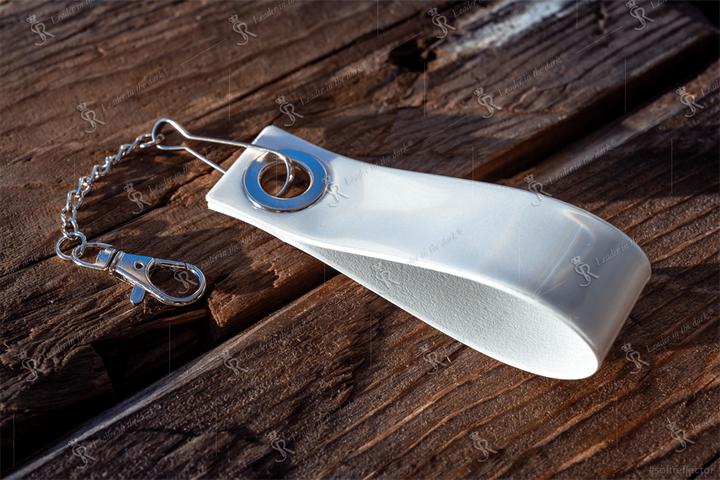 Immagine prodotto Softreflector Portachiavi Riflettore Cinturino Bianco, 11 x 3 cm