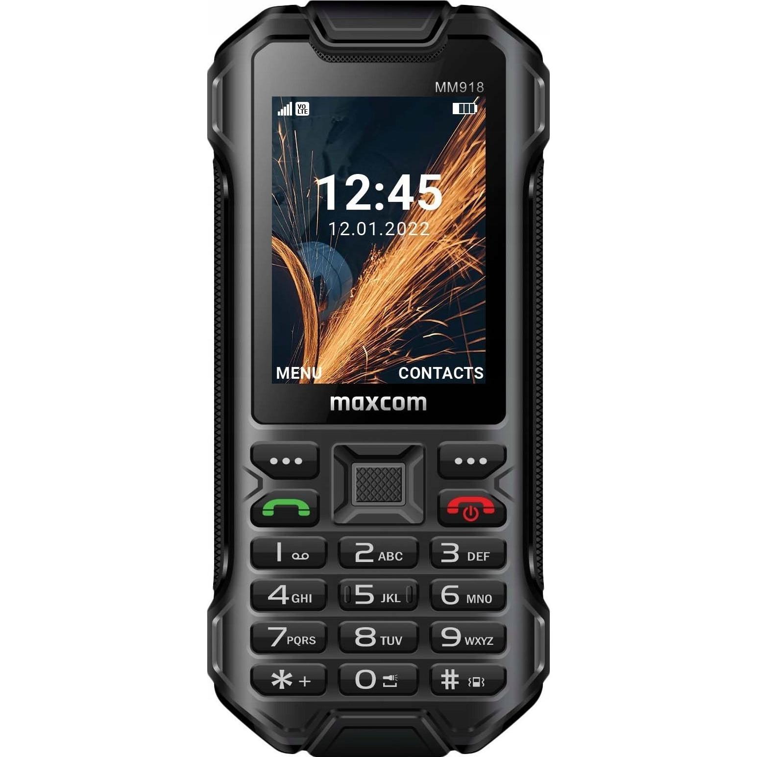 Thumbnail - Maxcom MOBILE STRONG MM918 VOLTE (24") Black (32 GB, Schwarz, 2.40", Dual SIM, 2 Mpx, 4G), Smartphone, Schwarz