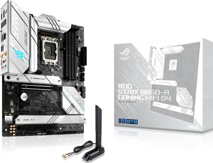 Immagine prodotto ASUS ROG STRIX B660-A GAMING D4 (LGA 1700, Intel B660, ATX)