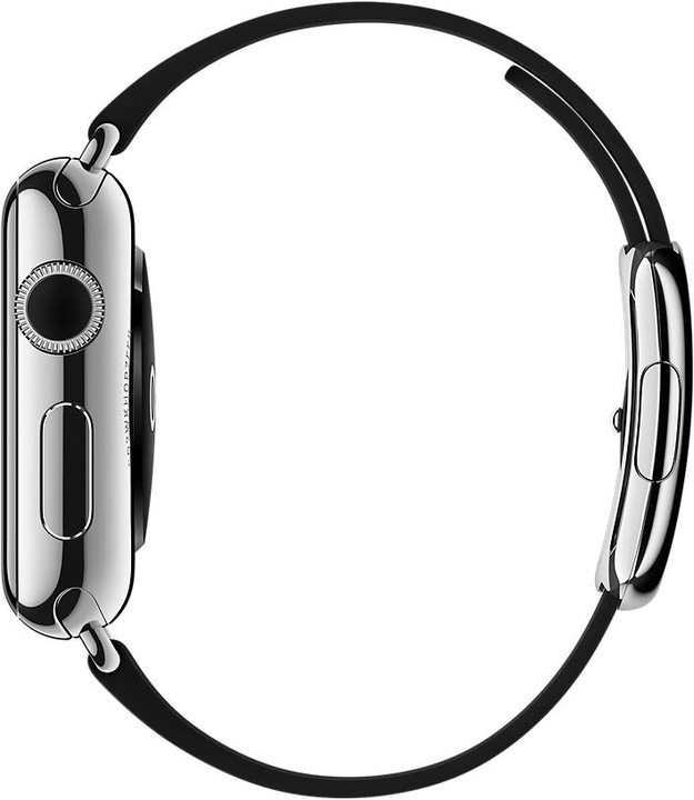 Produktbild Apple Modernes Lederarmband Medium (38 mm, Granada Leder, Smartwatch)