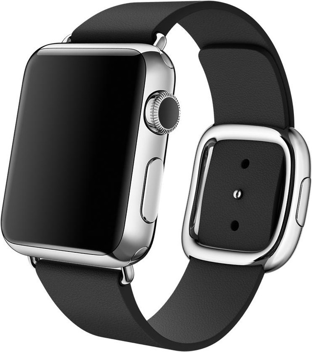 Produktbild Apple Modernes Lederarmband Medium (38 mm, Granada Leder, Smartwatch)