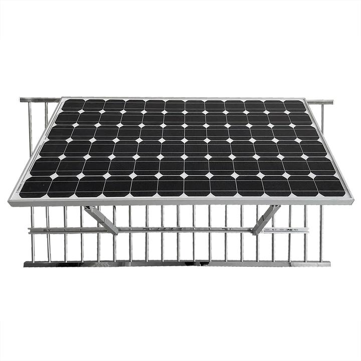 Actual product image Offgridtec Solar module holder for balcony railing Frame height 3035mm Tilt-adjustable (90 W, 14.90 kg)