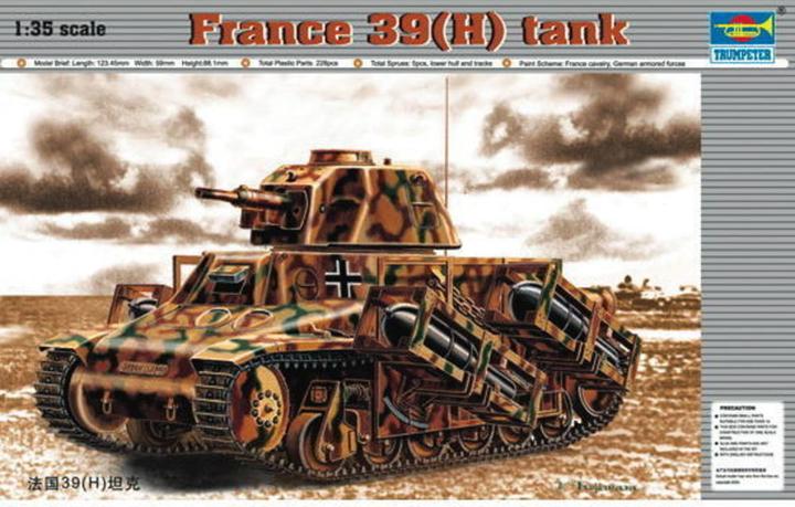 Actual product image Trumpeter PzKpfw 39(H)