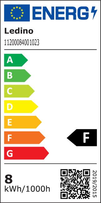 Energielabel Ledino LED-armatuur Pesch 8 (545 lm)