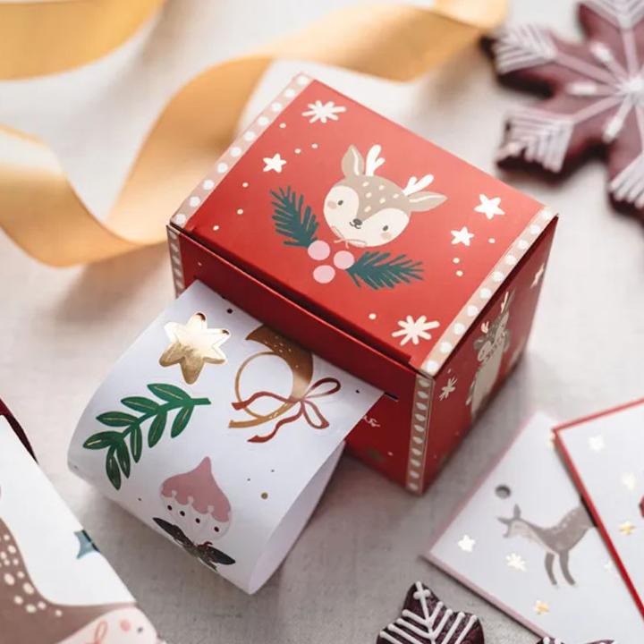 Produktbild Partydeco Mini stickers Merry Christmas, mix (1 pkt / 1 pc.) (1 Stück)