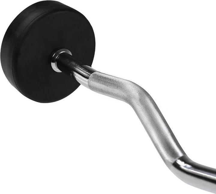 Immagine prodotto HMS GSL25 bilanciere solido/impugnatura gommata spezzata da 25 kg (1 x 25 kg)