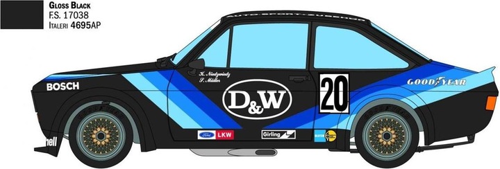 Produktbild 1:24 Ford Escort Zakspeed Gr.2 D&W