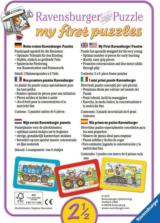 Produktbild Ravensburger Bagger (6 Teile)