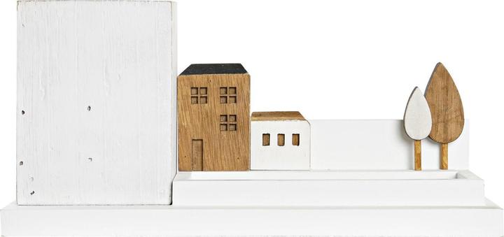 Image du produit DKD Home Decor Organiseur polyvalent Stylo Blanc Marron Bois Métal 30 x 40 cm 28 x 11 x 14 cm