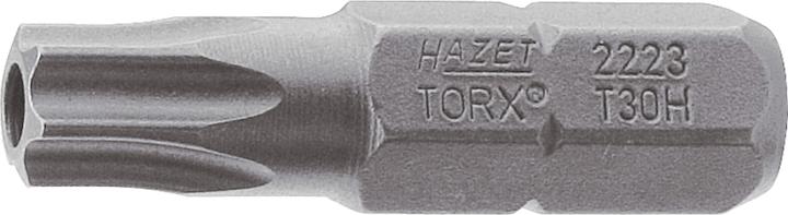 Produktbild HAZET Bit 2223-T15H ∙ Sechskant6,3 (1/4 Zoll) ∙ Tamper Resistant TORX Profil ∙ T15H (Innensechsrund TX)