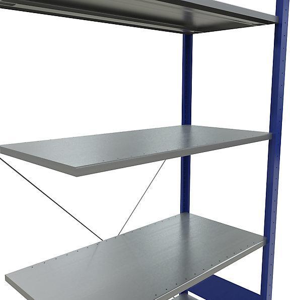 Actual product image eurokraft pro Boltless shelving, single row