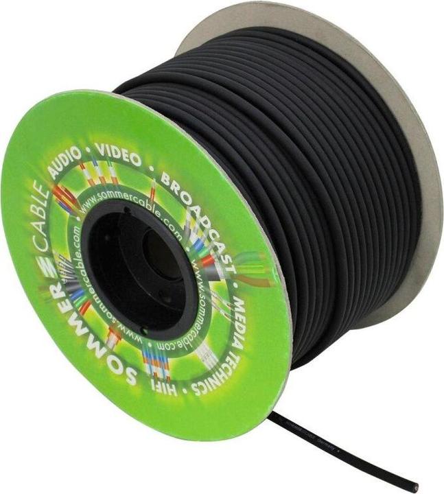 Actual product image Sommer Cable Microphone cable 2x0,34 100m sw CLUB SERIES (100 m)