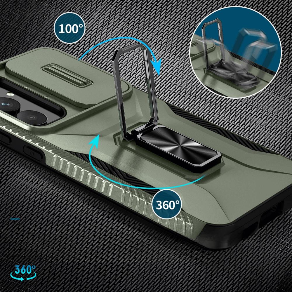 Thumbnail - Cover-Discount Galaxy A35 - Armor Case mit Kickstand (Samsung Galaxy A35), Smartphone Hülle, Grün