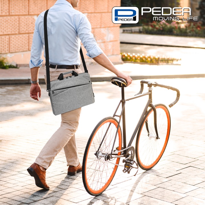 Immagine prodotto Pedea Borsa per laptop da 17,3 pollici (43,9 cm) FASHION Borsa a tracolla per notebook con tracolla (17.30", CV, Universale, ASUS, Acer)