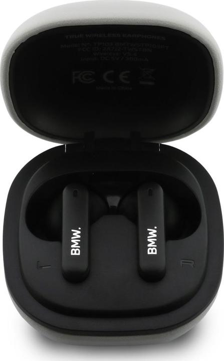 Actual product image BMW Headphones Bluetooth TWS Leather Metal Logo ENC taupe (Wireless)