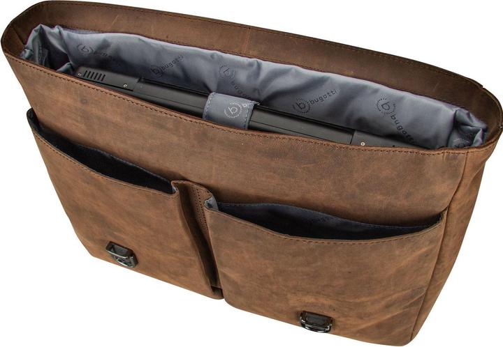 Actual product image Bugatti Briefcase Luca Briefcase With Flap (17", Universal)